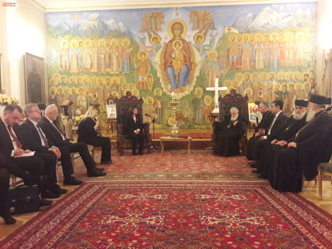 „ვუთხარი, რომ სეპარატიზმი გადამდები სენია“ – პატრიარქი პუტინთან შეხვედრაზე საუბრობს