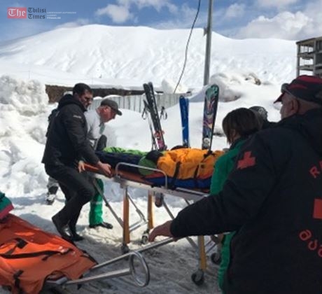 გუდაურში დაშავებულები საავადმყოფოში გადაყავთ