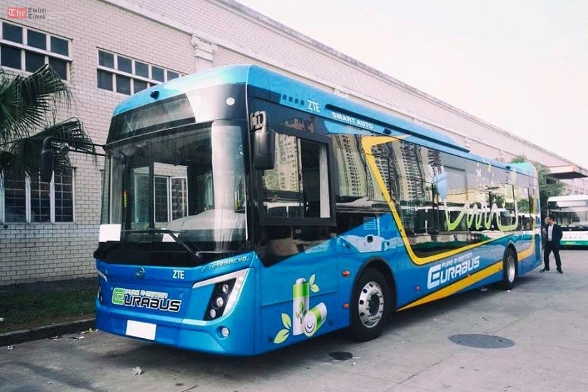 თბილისის რომელ ქუჩებზე ივლის ქალაქის პირველი ელექტროავტობუსი