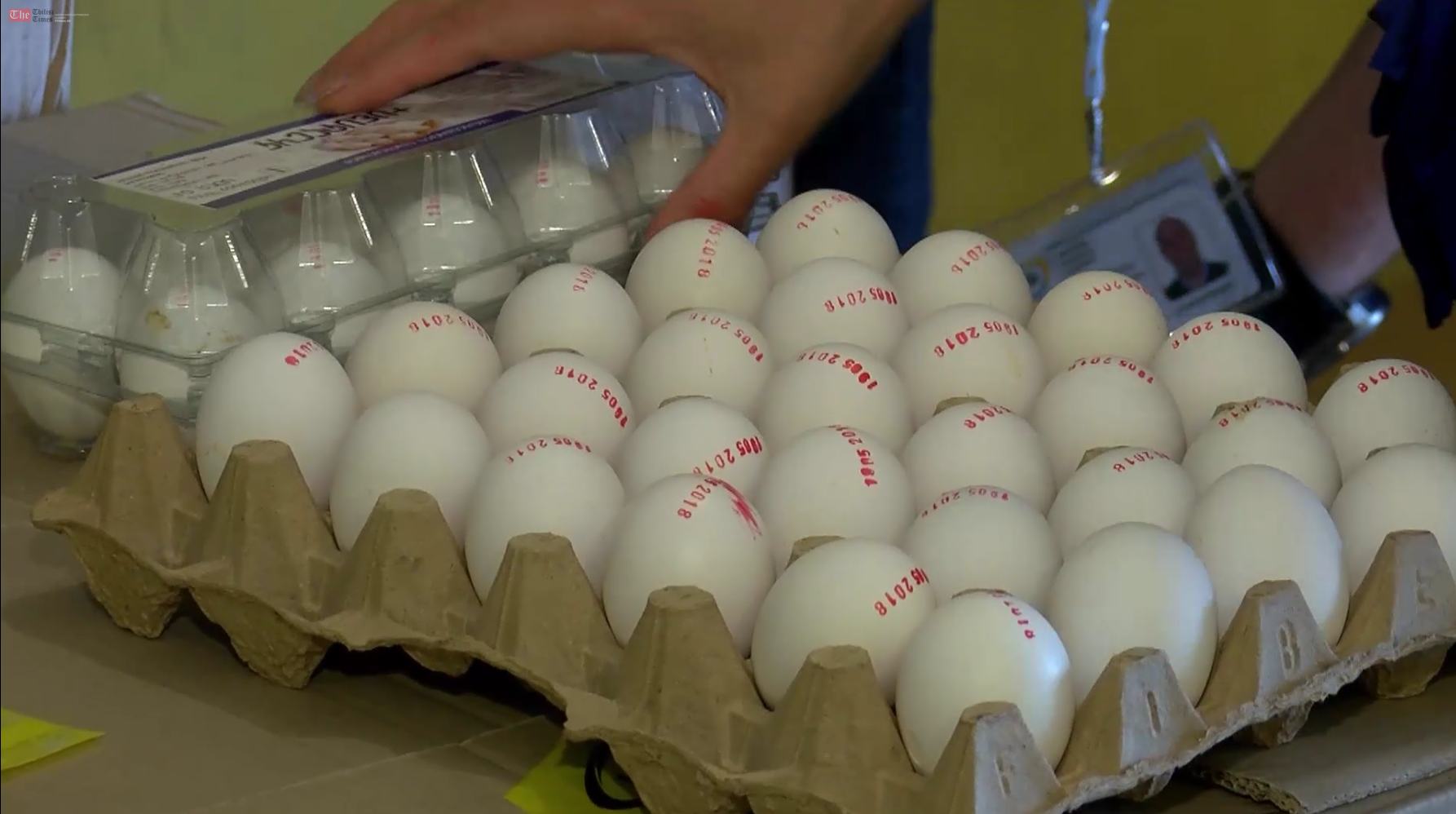  სურსათის ეროვნულმა სააგენტომ 21 600 არაეტიკეტირებული კვერცხი დალუქა