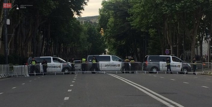 რუსთაველის გამზირის გადაკეტვის გამო შსს ტრანსპორტის მოძრაობის სქემას აქვეყნებს