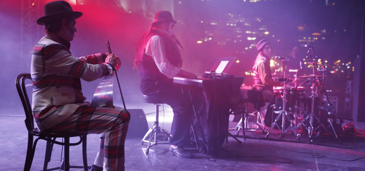 ევროპის მოედანზე The Tiger Lillies კონცერტი გაიმართა