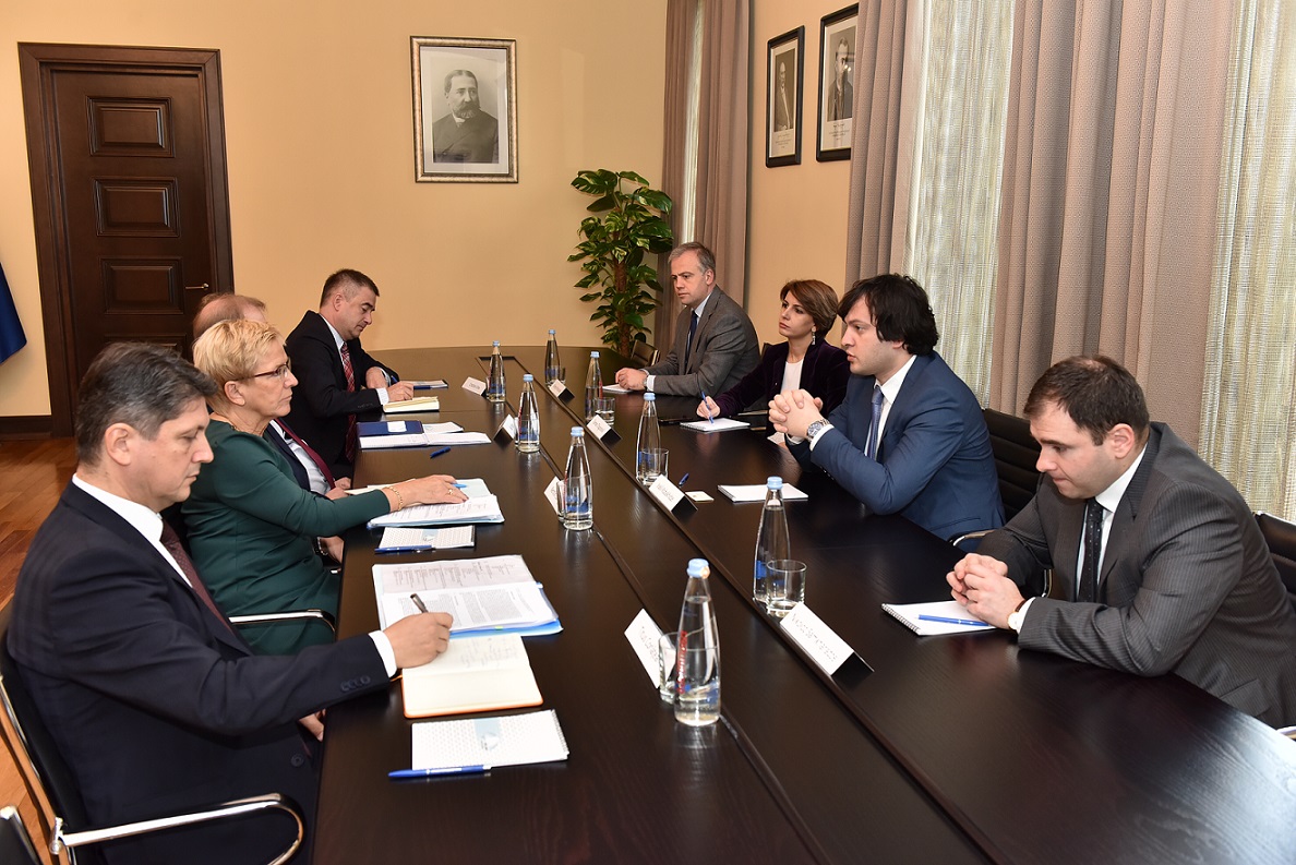 ირაკლი კობახიძე ევროპის საბჭოს საპარლამენტო ასამბლეის მონიტორინგის კომიტეტის თანამომხსენებლებს შეხვდა