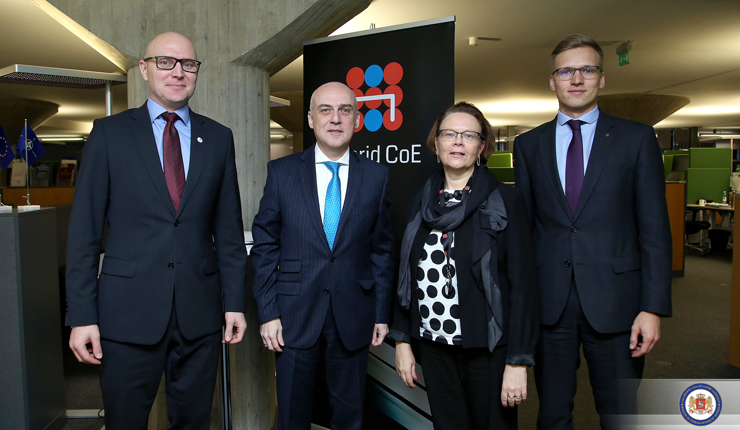 დავით ზალკალინმა ჰიბრიდულ საფრთხეებთან ბრძოლის ევროპულ ცენტრთან თანამშრომლობის საკითხები განიხილა