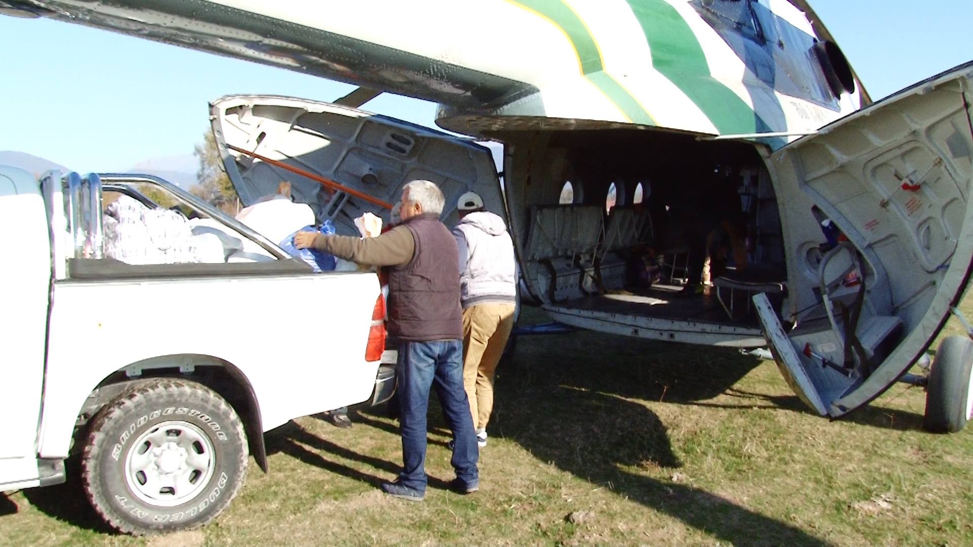 შსს-ს სასაზღვრო პოლიციის ვერტმფრენმა თუშეთში განახლებული რეისით პირველი მგზავრები გადაიყვანა