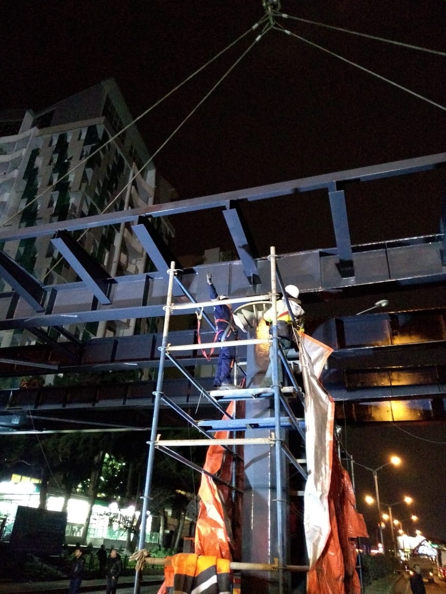 ვაშლიჯვრის ორდონიანი კვანძის მშენებლობა გრძელდება