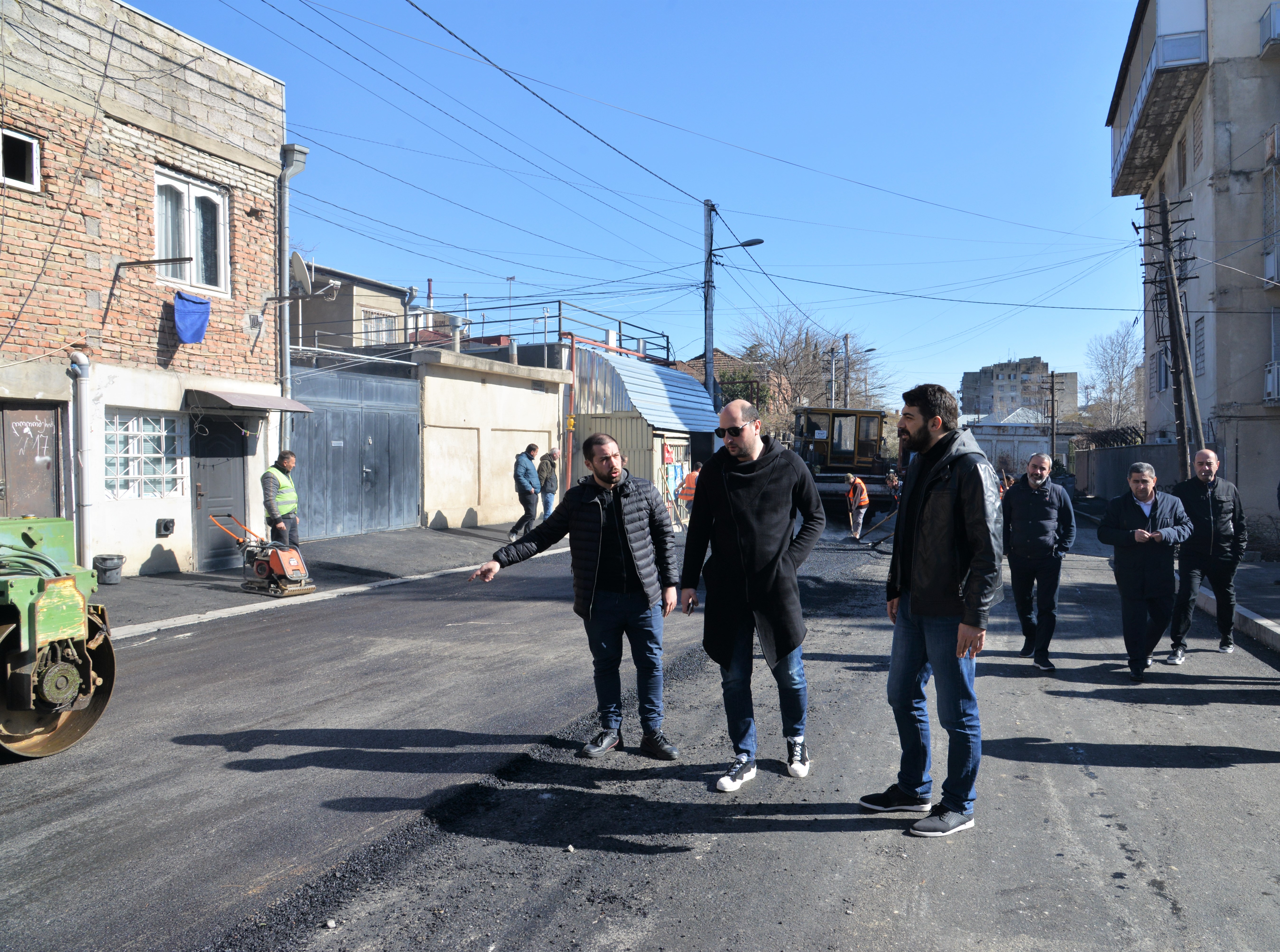 ნაძალადევის რაიონში, ღოღობერიძის ქუჩაზე გზის რეაბილიტაცია სრულდება