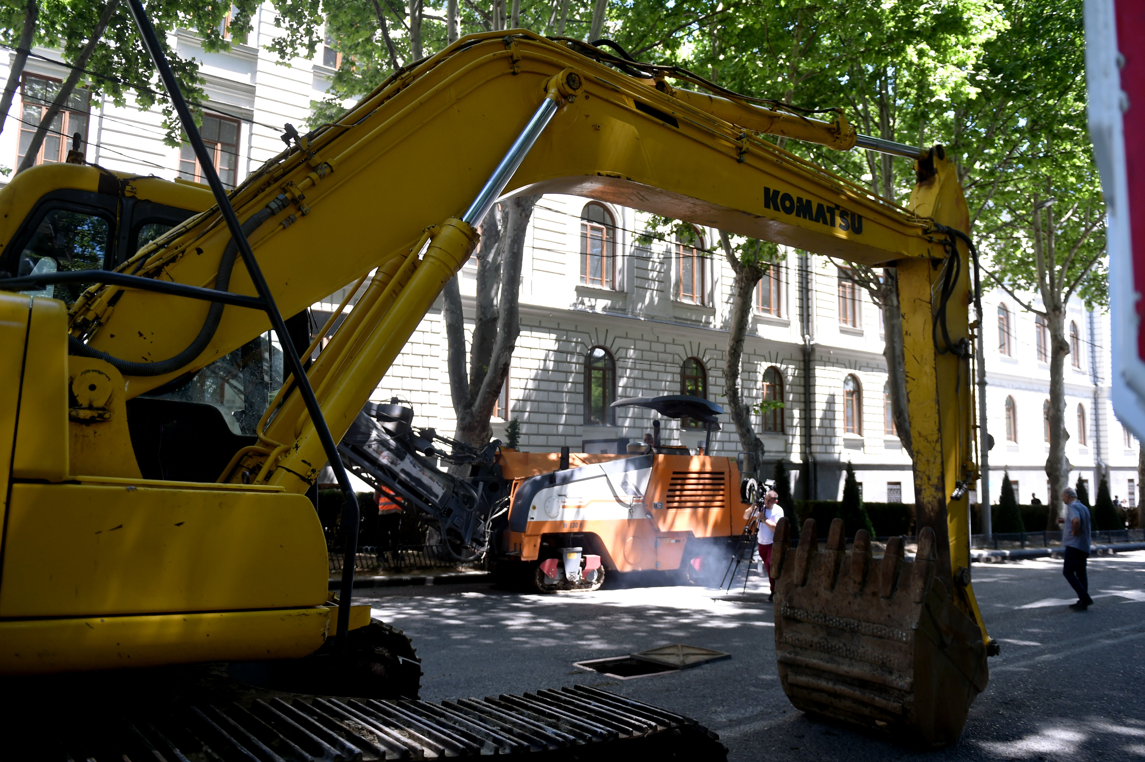 ილია ჭავჭავაძის გამზირის სარეაბილიტაციო სამუშაოები დაიწყო