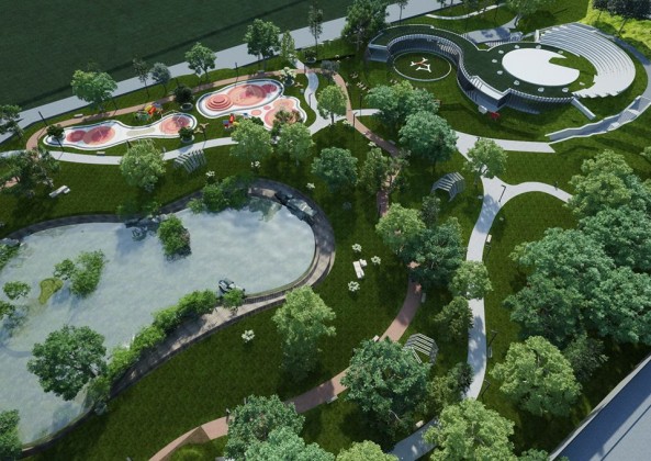 როგორი იქნება საქალაქო პარკი დიღმის ჭალებში (ფოტოკოლაჟი)