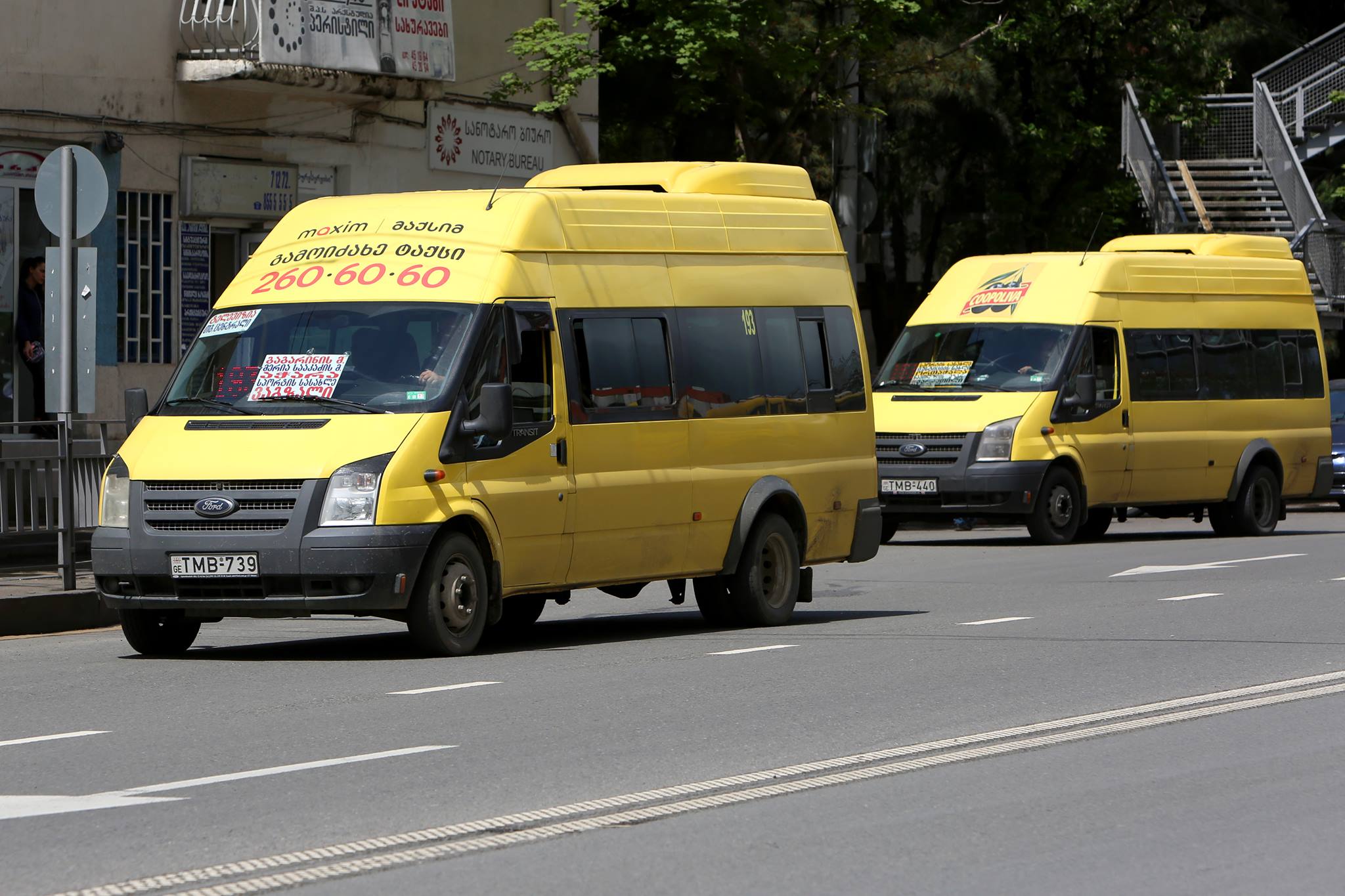 მიკროავტობუსები ძირითადად გარეუბნების მიმართულებით იმოძრავებენ
