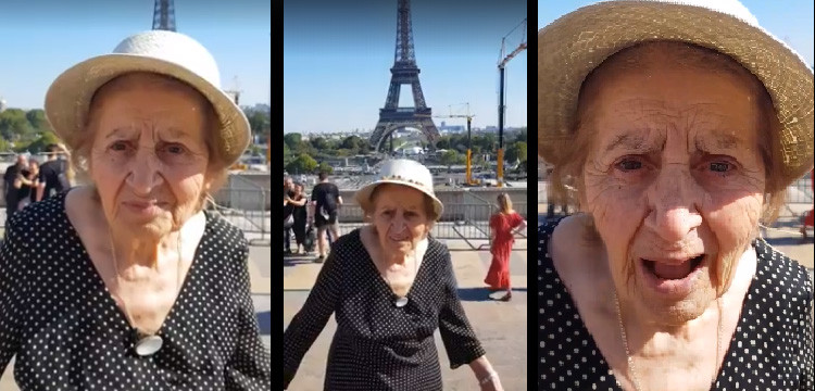 91 წლის ქართველ ბებოს  ოცნება აუხდა- ოჯახმა პარიზული მოგზაურობა მოუწყო[ფოტო/ვიდეო]