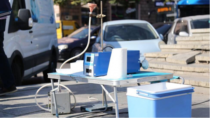 საბავშვო ბაღებისა და სკოლების მიმდებარე ტერიტორიებზე ჰაერში ტყვიის შემცველობის განსაზღვრა გრძელდება