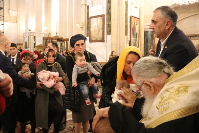 სამების საკათედრო ტაძარში 61-ე საყოველთაო ნათლობა გაიმართა