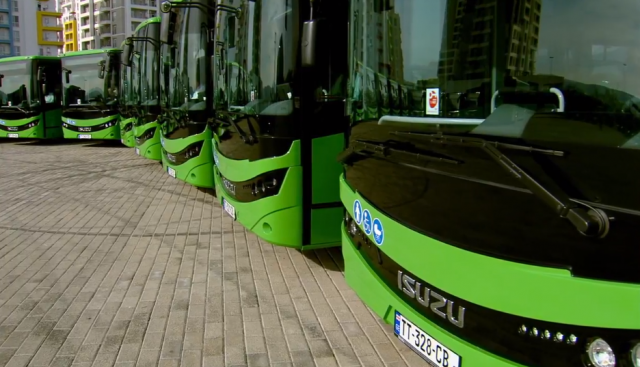 თბილისში შემოსული 30 ახალი ავტობუსი, ძირითადად, დედაქალაქის გარეუბნებს მოემსახურება