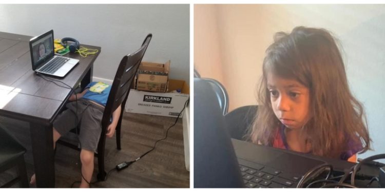 10 კომიკური ფოტო, რომელიც დისტანციური გაკვეთილების სირთულეებს ასახავს