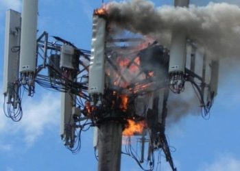 ზესტაფონში კაცმა ინტერნეტის ანძა გადაწვა – ამბობს, რომ ასხივებდა