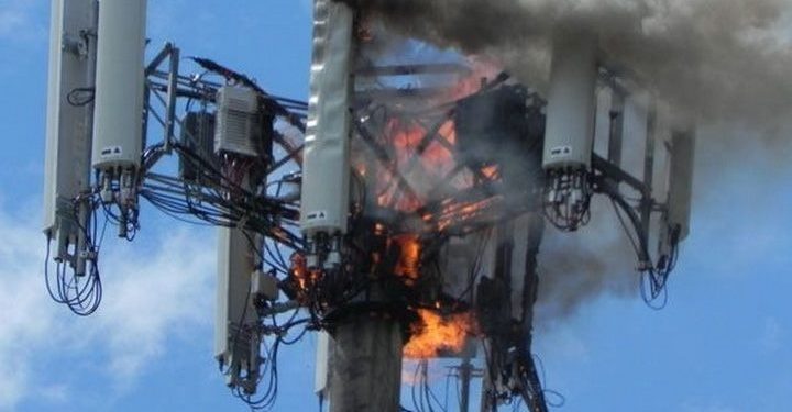 ზესტაფონში კაცმა ინტერნეტის ანძა გადაწვა – ამბობს, რომ ასხივებდა