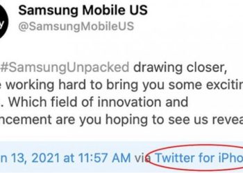Samsung-მა თვითის დასაწერად iPhone გამოიყენა