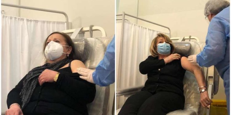 მარინა ეზუგბაია და მარინა ენდელაძე კორონავირუსის საწინააღმდეგო ვაქცინით აიცრნენ