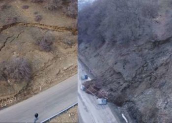 ლისი-ნაფეტვრები-მუხათწყაროს გზის გარკვეულ ფერდებზე ეროზიული პროცესები გამოვლინდა