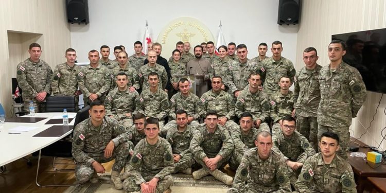 საქართველოს საპატრიარქოს იუნკერები და უმცროსი ოფიცრები ესტუმრნენ