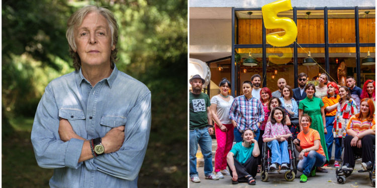 პოლ მაკარტნიმ მზიურის კაფეს დაბადების დღე მიულოცა