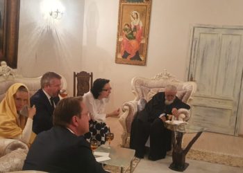 საქართველოს კათოლიკოს-პატრიარქმა ევროკომისარს უმასპინძლა