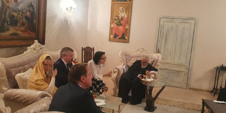 საქართველოს კათოლიკოს-პატრიარქმა ევროკომისარს უმასპინძლა