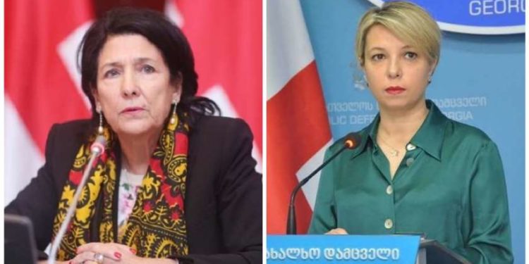 სალომე ზურაბიშვილი სახალხო დამცველს ხვდება