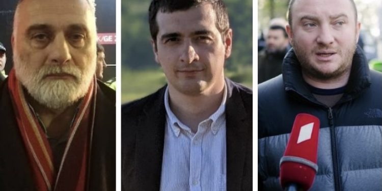 პოლიცია ჩხრეკს ფალავანდიშვილის, მახარაძისა და მორგოშიას სახლებს