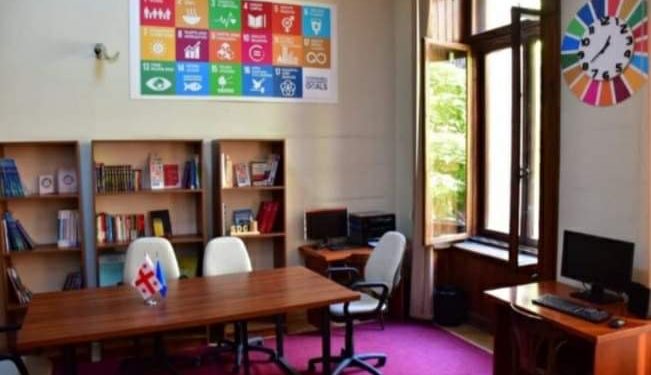 ეროვნულ ბიბლიოთეკაში გაერო-ს მდგრადი  განვითარების კუთხე გაიხსნა – ის 17 პრობლემას ითვალისწინებს