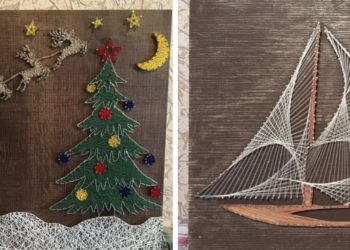 ძაფითა და ლურსმნით შესრულებული ნამუშევრები – “სიმების ხელოვნება”