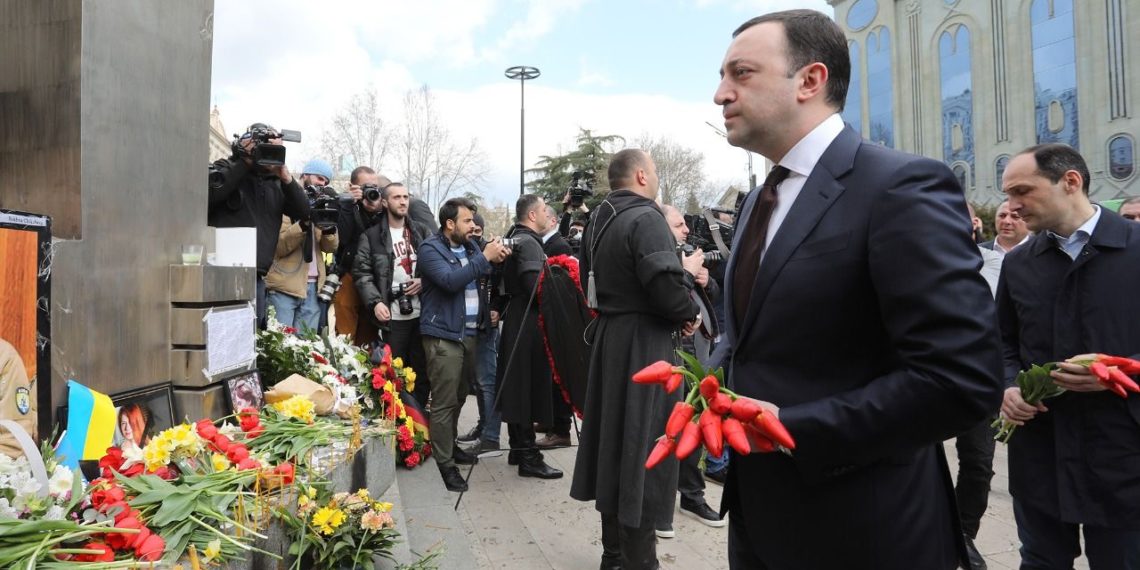 პრემიერ-მინისტრმა 9 აპრილს დაღუპულთახსოვნას პატივი მიაგო 