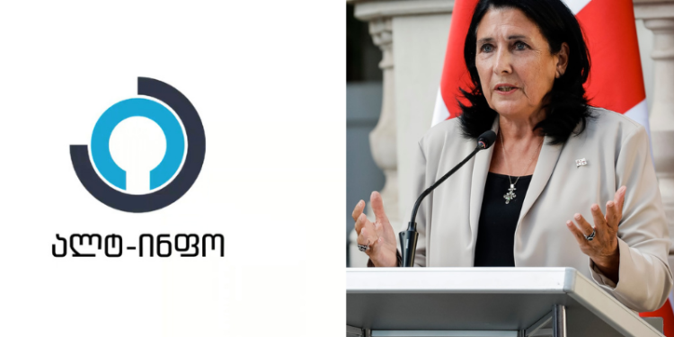 ალტ-ინფო პრეზიდენტის ბრიფინგზე არ დაუშვეს