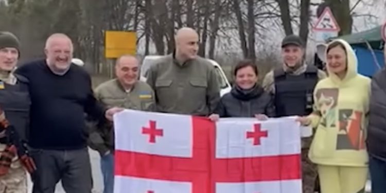 „ნაციონალური მოძრაობის“ წარმომადგენლები გიორგი მარგველაშვილთან ერთად უკრაინაში იმყოფებიან