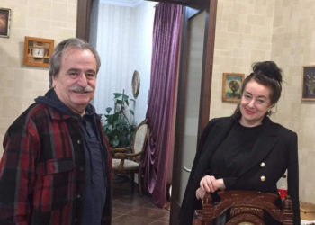 თამარ გვერდწითელი საქართველოშია – „საკუთარ სახლში მეგობრული და შემოქმედებითი საღამო გამართა“