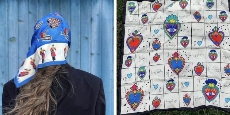 ორნამენტები, კინტოს ილუსტრაციები, აზიური ელემენტები – შარფები, რომლებსაც “მულინე” გვთავაზობს