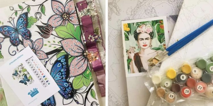 ციფრებით ხატვა, ალმასების მოზაიკა – განსატვირთი პროდუქტები “მშვიდი”-სგან