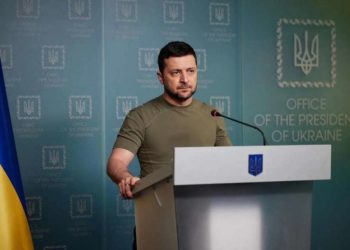 ზელენსკი: მტერს გამბედაობა არ ჰყოფნის დამარცხება აღიაროს და უკრაინის მიწა დატოვოს