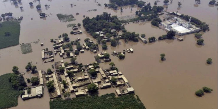 sos! პაკისტანი დახმარებას ითხოვს, რადგან სატელიტურ სურათებში ჩანს, რომ ქვეყნის მესამედი წყალქვეშაა!