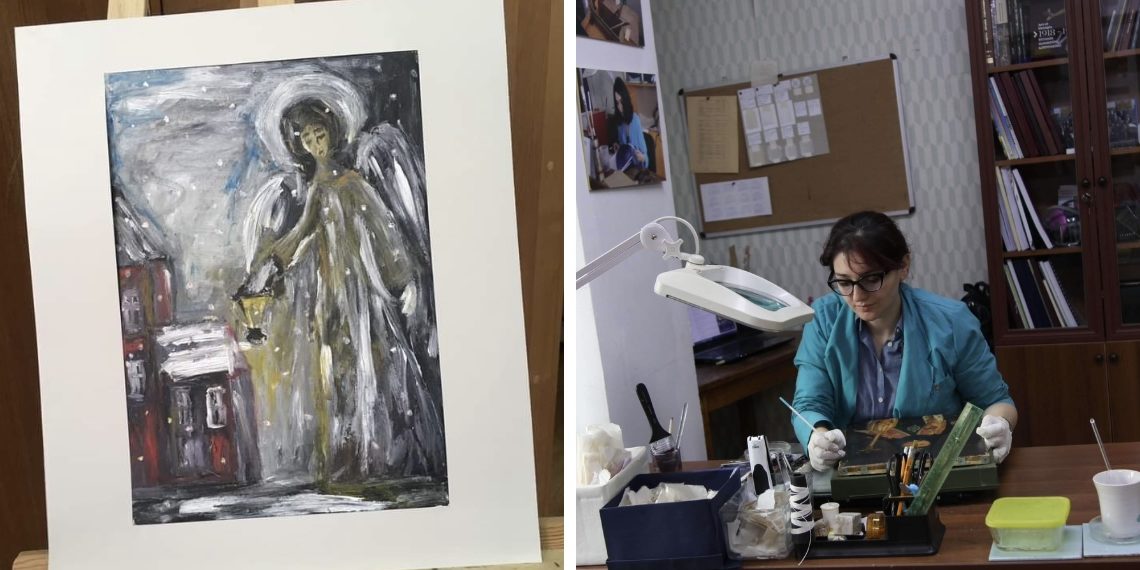 „ძალიან ბევრს ვუყურებ ხატვის შემდგომ ჩემს ნამუშევარს, კრიტიკული ვარ“ – ესმა ტყებუჩავა 