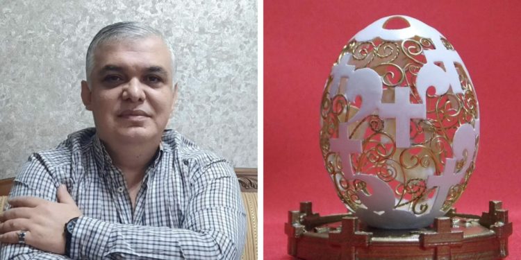 „ეს არის ჩემს ცდებსა და შეცდომებზე წარმოქმნილი ჩემივე ხელოვნება“ – კვერცხის ნაჭუჭზე გრავირება 