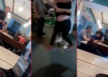 ბათუმში ერთ-ერთი რესტორნის მფლობელი მიმტანზე ფიზიკურად ძალადობს