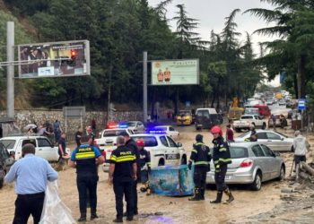 გურჯაანში მაშველები მუშაობენ