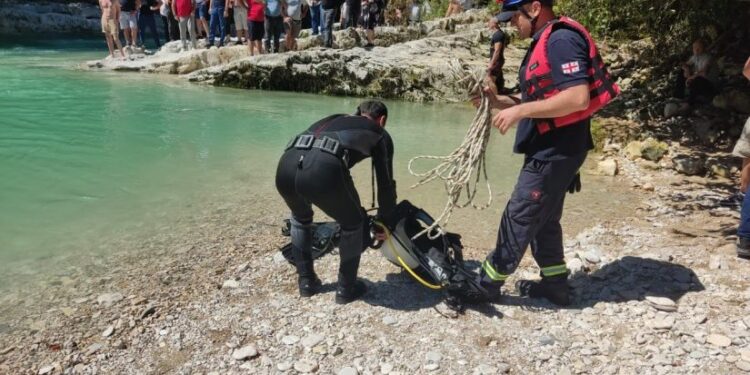 მარტვილის კანიონის მახლობლად, მდინარე აბაშაში 17 წლის მოზარდი დაიხრჩო