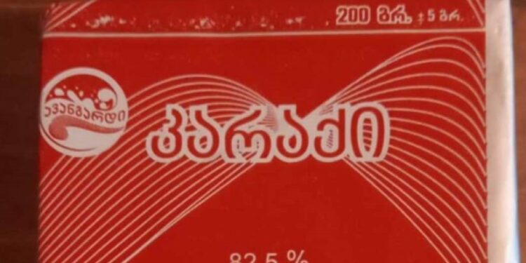 ირანული წარმოების კარაქის ნიმუშში ლისტერია გამოვლინდა