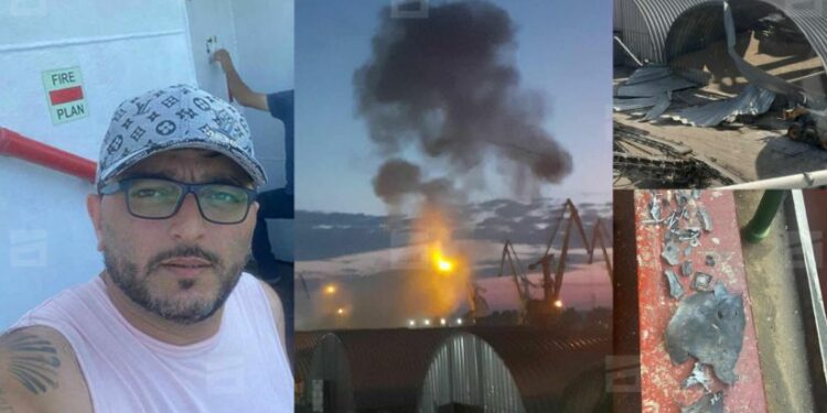 7 ჭურვი ჩემგან 10 მეტრის დაშორებით ჩამოვარდა, ვითხოვთ შველას – ქართველი მეზღვაური ოდესაში