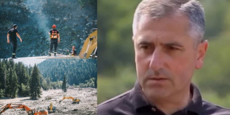 „ძებნის არეალი ამბროლაურამდე გაფართოვდა – შოვში, სტიქიის ზონაში მიწის მცირედი ფრაგმენტებია დარჩენილი, სადაც საძიებო სამუშაოები გაგრძელდება“ – პაპუნა მარგველიძე