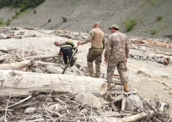 შოვში მიმდინარე სამაშველო სამუშაოებში ჩართული სამხედრო გარდაიცვალა