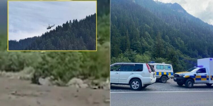 სტიქიის ზონიდან უკვე გამოყვანილია 40-მდე მოქალაქე – შსს